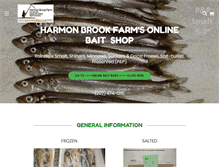 Tablet Screenshot of harmonbrookfarm.com